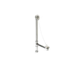 Clawfoot Style Bath Waste & Overflow with Brass Plug and Chain (Brass Body)